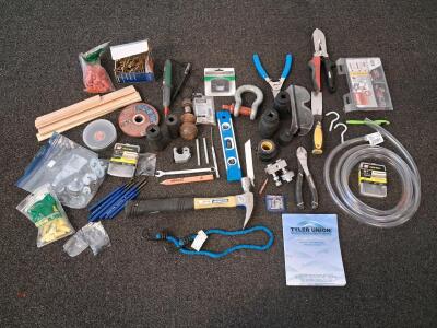 Hand Tools & Hardware &ndash; Blue Hawk Hammer, Channellock, Stanley, 45+ Pc, Safety Gear