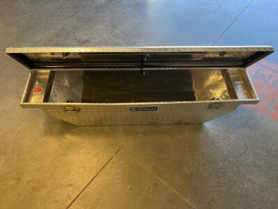 Kobalt Crossover Truck Bed Toolbox, Diamond Plate Aluminum, 70" x 19" x 15"