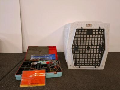 Hilti TM 8 Rotary Hammer Drill w/ Bits & Case + Ruff Land Intermediate Dog Kennel, Sturdy Design