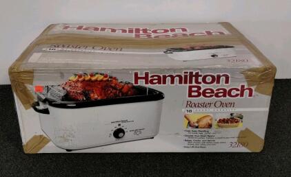 Hamilton Beach 32180 18-Quart Electric Roaster Oven, 1,440 Watts, 150&deg;F-450&deg;F Temperature Range (new)