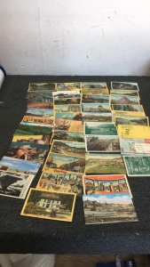 (40) Vintage Post Cards