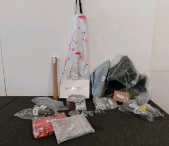FH Group Floor Mats, Flamingo Apron, Rug, Hardware, & More - New Sealed