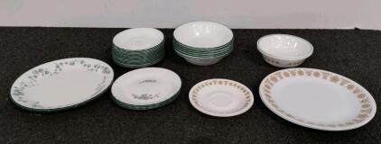 Corelle green ivy and scalloped edge collection, and more.