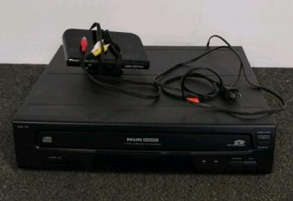 Philips Magnavox CDC 735 5-Disc Carousel CD Changer with Wireless Air 60 Transmitter (tested/working)