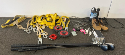 Sony XS-FB1630 Car Speakers, Superior Pump 91013, True S-MIC Golf Clubs, Work Boots & More (Pump Was Tested And Works) (Cannot Test Phone To See If It Works)