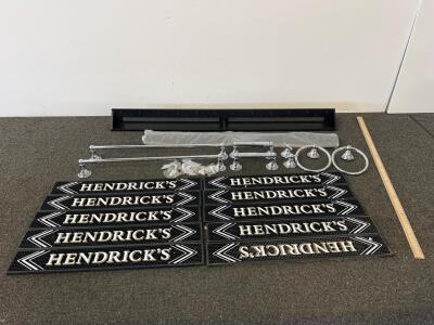 Comprehensive 8-Piece Polished Chrome Bathroom Hardware Set With Towel Bars, Rings, And Hooks & More