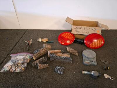 2000 VW New Beetle Tail Lights OEM Pair, Red/Amber, Fits 1998&ndash;2005, DOT/SAE Certified, fire place false firewood. And more