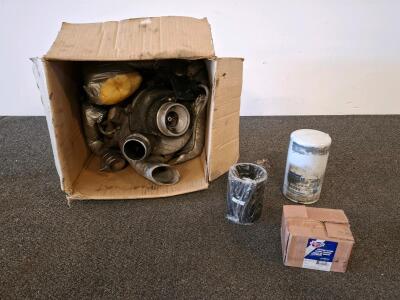 6.7L Diesel Turbocharger Assembly with Fleetguard 86339 Fuel Filter and Intake Hose
