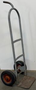 Heavy-Duty Steel Hand Truck Dolly, 600 lb Capacity, 10" Pneumatic Wheels, Continuous Loop Handle
