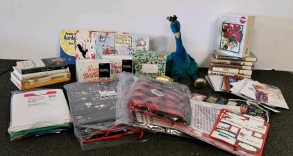 Large Greeting Card & Gift Wrapping Lot &ndash; 150+ Cards, 5 Gift Bags, 125 Tissue Sheets, Tags, Stickers
