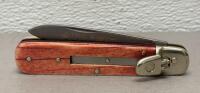 Boker Tree Brand Classic 712 Lockback Folding Knife, Red Jigged Bone Handle, Solingen Germany - 2