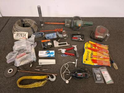 Dremel 395, Arrow T50 Staple Gun, Reese 2" Hitch Ball, Ford Emblems, & More
