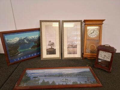 Large Framed Lake Tahoe Posters & Nature Photography, Wall and Mantel Clocks, Wood Frames