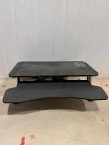 VIVO DESK-V000S Sit-Stand Desk Converter, Black, 28.6&rdquo; x 16.5&rdquo;, Two-Tier Design