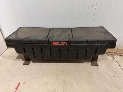 Delta TrukMate Black Poly Crossover Truck Bed Toolbox, Approx. 70" x 20" x 14"