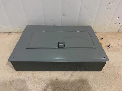 20-Space 20-Circuit Main Lug Indoor Electrical Panel, Approx. 100A, Steel - No Main Breaker