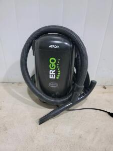 Atrix ERGO HEPA Backpack Vacuum Cleaner, 1,400W, 8 Qt. Capacity, Corded, Lightweight