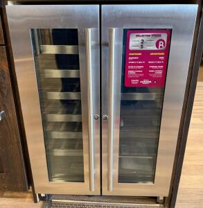 *OFFSITE*CAVAVIN Vinoa V-87WBVC Dual-Zone Beverage Center, 21 Bottles & 66 Cans Capacity, Stainless Steel