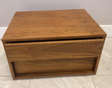 OFFSITE. Casa Bianca Home Modern Wooden Nightstand with Two Drawers - No Legs