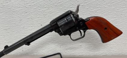Heritage Rough Rider Revolver .22 LR, Single Action, 9" Barrel, Blued, Wood Grips, L61928