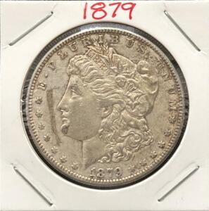 1879-S Morgan Silver Dollar, San Francisco Mint, 90% Silver, XF Estimate, Original US Coin