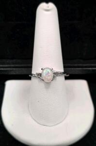 Fire Opal Ring, Size 9