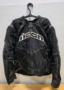 Icon Contra 2XL Motorcycle Jacket with D3O&reg; Armor, Black