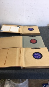 (25) 10” 78 RPM Records in Albums