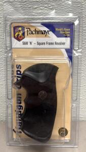 Pachmayr Gripper Pro Grip, S&W N Frame Square Butt, SN-GP, Black Rubber, USA, PN 03293
