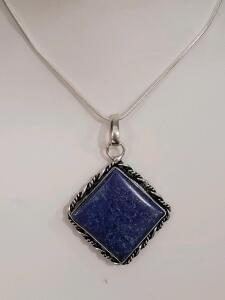 Lapis Lazuli Gemstone 24" Necklace