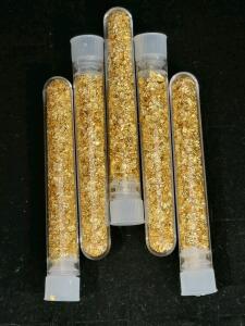 (5) Bottles of Gold Flake/Leaf Gold