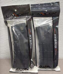 (2) Lancer L5AWM30 Translucent Smoke 30-Round 5.56/.223 Magazines, Steel-Polymer Hybrid, AR-15 Compatible