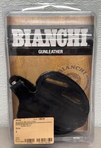 Bianchi 7 Shadow II Leather Holster for Ruger SP101 2"-3" Barrels, Right Hand, Black