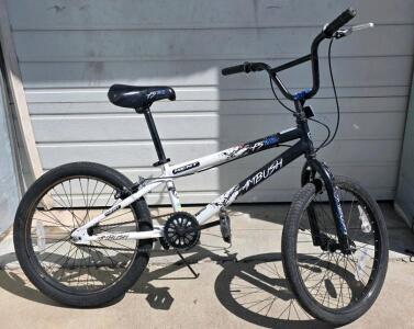Kent Ambush BMX Bicycle, 20" Wheels, Single Speed, Front & Rear Hand Brakes, Dual Front Pegs