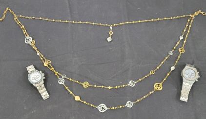 Audemars Piguet Royal Oak Chronograph, Rolex Cosmograph Daytona, Chico&rsquo;s Gold-Tone Necklace