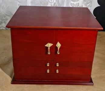 Lori Greiner 4Tier - For Your Ease Only Safekeeper Deluxe Jewelry Storage Box