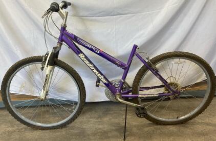 Roadmaster Mt Sport SX Mountain Bike 18" Frame, 26" Wheels, 18-Speed, Front Suspension, Purple