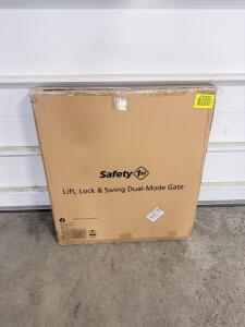 Safety 1st Lift, Lock & Swing Dual-Mode Gate, 28"-42" Wide, 26" High, White