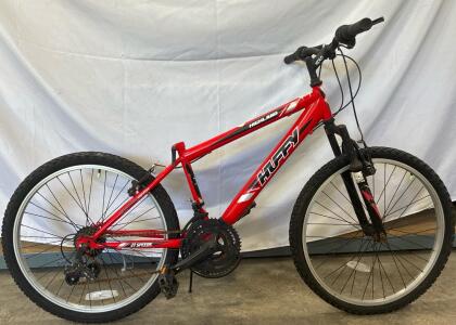 Huffy Highland 21-Speed Mountain Bike, 26" Wheels, 19" Steel Frame, Front Suspension