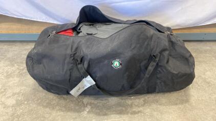 LightSpeed and Rockwater Designs Sleeping Bag with Academy Broadway Duffel Bag, please inspect in person.