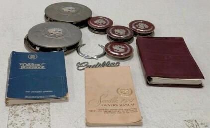 1985&ndash;1989 Cadillac Hubcaps, Center Caps, Emblems & 1987 DeVille, Seville Owner&rsquo;s Manuals