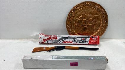 Daisy Red Ryder 650 Shot Carbine BB Gun, Lever-Action, Compass in Stock, "A Christmas Wish" Box and more