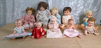 (10) Assorted Vintage Baby Dolls