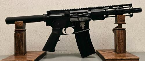 Anderson AM-15 AR-15 Pistol, Multi-Caliber, M-LOK Handguard, A2 Flash Hider, Serial: 21161434
