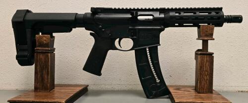Smith & Wesson M&P 15-22P Pistol, .22 LR, 8" Barrel, AR-Style, Arm Brace, WAA9134