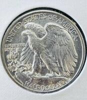 1941-D Walking Liberty Half Dollar MS66 GEM, Denver Mint, 90% Silver, 50&cent; Coin - 3