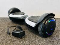 Jetson Sphere Hoverboard 6.5" Wheels, 10 Mile Range, 10 MPH, LED Lights, Kart Attachment & Charger (Tested And Works Great) - 4