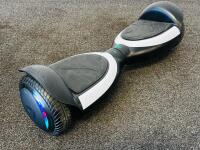 Jetson Sphere Hoverboard 6.5" Wheels, 10 Mile Range, 10 MPH, LED Lights, Kart Attachment & Charger (Tested And Works Great) - 6