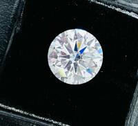 4.30 Carat D VVS1 Round Brilliant Diamond, Excellent Cut, GOGTL Certified, 10.5mm Diameter - 5