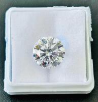 4.00 Ct Round Brilliant Diamond, D Color, VVS1 Clarity, Excellent Cut, GOGTL Certified - 5
